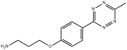 Methyltetrazine-propylamine HCl salt Struktur