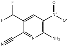 2-Pyridinecarbonitrile, 6-amino-3-(difluoromethyl)-5-nitro-|