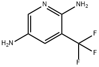 2,5-Pyridinediamine, 3-(trifluoromethyl)- Struktur