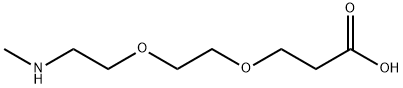 甲氨基-二聚乙二醇-羧酸盐酸盐 结构式