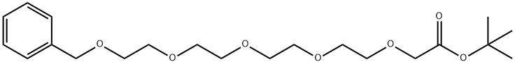 苄基-PEG5-乙酸叔丁酯, 1807503-89-4, 结构式