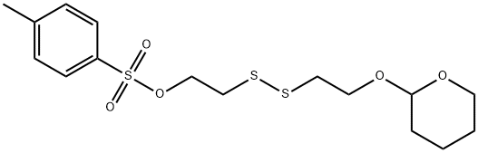 THP-SS-PEG1-Tos 化学構造式