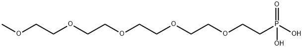 甲氧基-五聚乙二醇-膦酸, 1807512-39-5, 结构式
