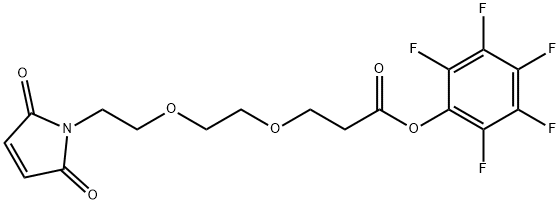 Mal-PEG2-PFP Structure