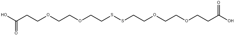 Acid-PEG2-SS-PEG2-Acid Structure