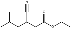 Hexanoic acid, 3-cyano-5-methyl-, ethyl ester Structure