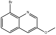 8-溴-3-甲氧基喹啉, 1824082-47-4, 结构式