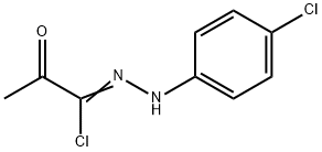 Propanehydrazonoyl chloride, N-(4-chlorophenyl)-2-oxo- Structure