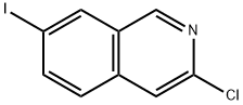 Isoquinoline, 3-chloro-7-iodo- Struktur