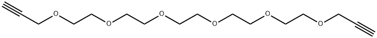丙炔基-五聚乙二醇-丙炔基,185378-83-0,结构式