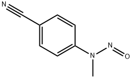 (4-氰基苯基)甲基亚硝胺, 18600-48-1, 结构式
