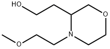 3-Morpholineethanol, 4-(2-methoxyethyl)-,1863438-29-2,结构式