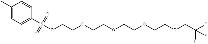 1,1,1-Trifluoroethyl-PEG5-Tos Structure