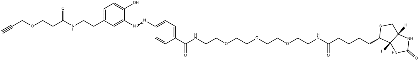 DIAZO BIOTIN-PEG3-ALKYNE, 1884349-58-9, 结构式
