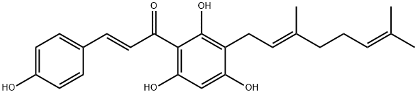 2-Propen-1-one, 1-[3-[(2E)-3,7-dimethyl-2,6-octadien-1-yl]-2,4,6-trihydroxyphenyl]-3-(4-hydroxyphenyl)-, (2E)-|化合物 AMPK ACTIVATOR 6