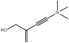 3-Butyn-1-ol, 2-methylene-4-(trimethylsilyl)- Struktur