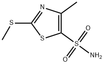 5-Thiazolesulfonamide, 4-methyl-2-(methylthio)-,1909314-18-6,结构式