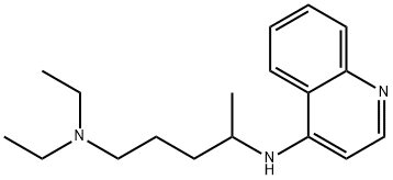 1,4-Pentanediamine, N1,N1-diethyl-N4-4-quinolinyl- Struktur