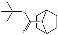7-Azabicyclo[2.2.1]hept-2-ene-7-carboxylic acid, 1,1-dimethylethyl ester 化学構造式