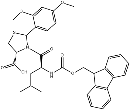 FMOC-LEU-CYS(PSI(DMP,H)PRO)-OH,1926163-06-5,结构式