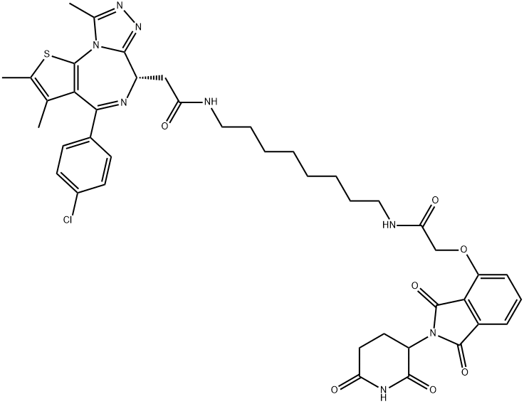 dBET6 化学構造式