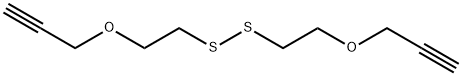 PROPARGYL-PEG1-SS-PEG1-PROPARGYL,1964503-40-9,结构式