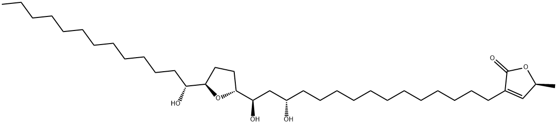 大花紫玉盘素 结构式