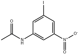 3μ-Iodo-5μ-nitroacetanilide 化学構造式