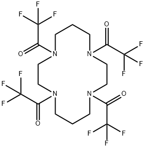 1,4,8,11- tetra(trifluoroacetyl)-1,4,8,11-tetraazacyclotetradecane Structure