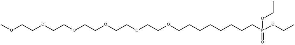 m-PEG6-(CH2)8-phosphonic acid ethyl ester, 2028281-88-9, 结构式