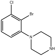 Piperazine, 1-(2-bromo-3-chlorophenyl)- Structure
