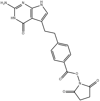 4-[2’-(7’’-Deazaguanine)ethyl]benzoic Acid N-Hydroxysuccinimide Ester