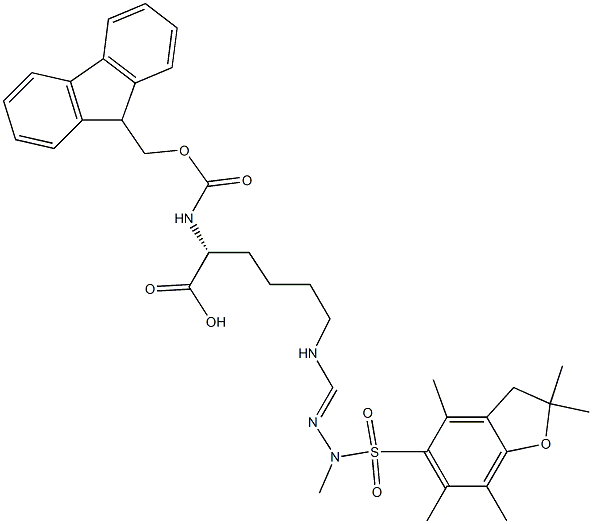 FMOC-D-HOMOARG(ME,PBF)-OH,2044710-73-6,结构式