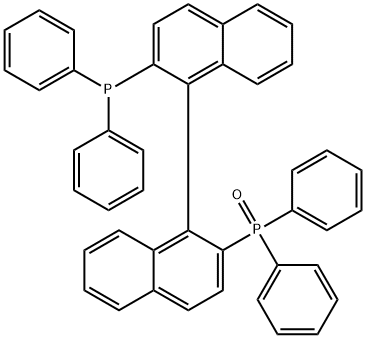 (2'-(二苯基膦基)-[1,1'-联萘]-2-基)二苯基氧化膦,204862-91-9,结构式