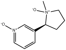 [2S,(-)]-1-メチル-2α-(1-オキシラトピリジニウム-3-イル)ピロリジン1-オキシド 化学構造式