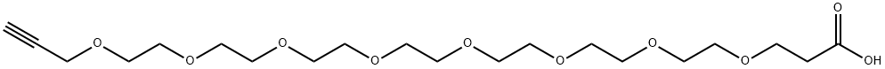 丙炔基-七聚乙二醇-羧酸,2055014-94-1,结构式