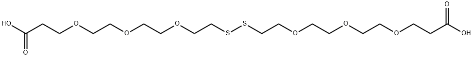 Acid-PEG3-SS-PEG3-Acid Struktur