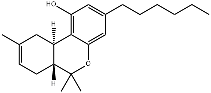 n-hexyl-delta-8-tetrahydrocannabinol Structure