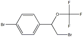 1-bromo-4-(2-bromo-1-(trifluoromethoxy)ethyl)benzene Struktur