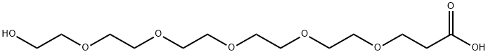 Hydroxy-PEG5-acid Structure