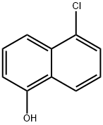 5-Chloro-1-kydroxynaphthalene 化学構造式