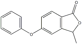 3-methyl-5-phenoxy-1(3H)-Isobenzofuranone Struktur