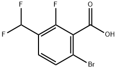 Benzoic acid, 6-bromo-3-(difluoromethyl)-2-fluoro-|