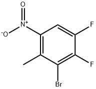 3-溴-1,2-二氟-4-甲基-5-硝基苯, 2091666-21-4, 结构式