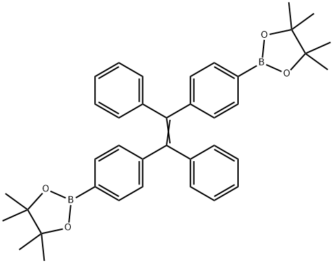 [1,2-二苯基-1,2-二(4-频哪醇酯基苯基]乙烯,2095541-89-0,结构式