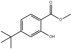 Benzoic acid, 4-(1,1-dimethylethyl)-2-hydroxy-, methyl ester Structure