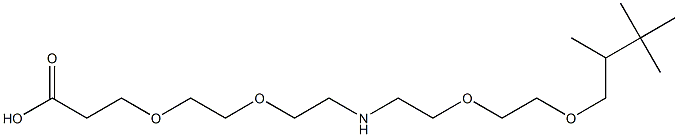 N-Boc-N-bis(PEG2-propargyl) Struktur