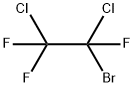 1-bromo-1,2,2-trifluoro-1,2-chloroethane 化学構造式