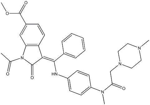 Nintedanib Impurity 93 Struktur