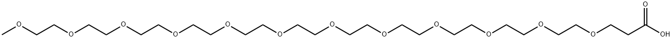 MPEG11-CH2CH2COOH Structure